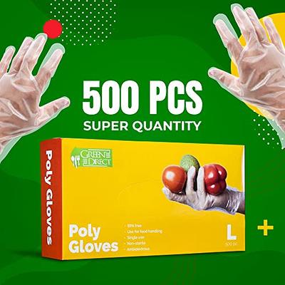 Gorilla Supply Disposable Vinyl Gloves BPA & Latex & Powder Free 1000 ct, Extra Large, Size: XL