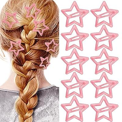 Scunci Kids' Square Glitter Snap Hair Clips - 10ct : Target