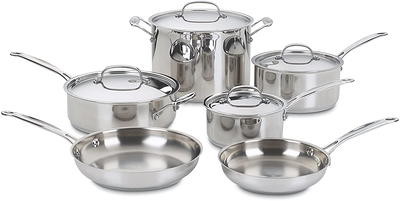 Cuisinart 55-11 Advantage Non-Stick 11pc Cookware Set w/ Chef's