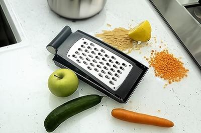 Cheese Grater With Airtight Storage Container - Vegetable Chopper, Kitchen  Cutter, Shredder for Cheese & Vegetables (2-in-1)