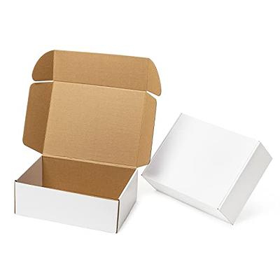  25-Pack 4x4x4 Shipping Boxes for Candle Packaging, Small  Shipping Boxes for Small Business, Mailing Boxes with Bubble Bags & FRAGILE  Stickers for Mug Small Items Gifts Candle Boxes Packaging -White 