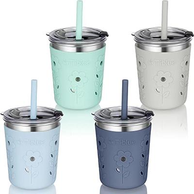 4 X KIDS SIP-A-CUP TUMBLER WITH BUILT IN STRAW