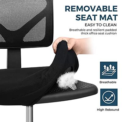 SMUG Office Computer Desk Chair, Ergonomic Mid-Back Mesh Rolling