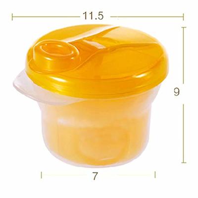 Toddmomy 2pcs Portable Milk Powder Box Baby Formula Powder