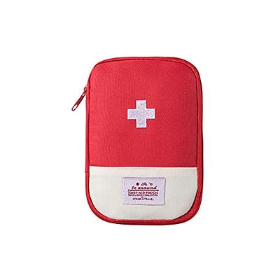 First Aid Bags Empty, Travel Medicine Bag, Medical Supplies Organizer Bag,  Portable Kit for Traveling, Car, Home, Camping, Office, Hiking, Outdoor  (Cationic Purple) 