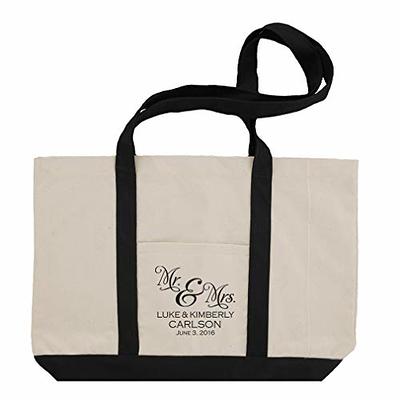 Customized Embroidered Name Tote Bag 100% Cotton Canvas & A Chic  Personalized Bag, Beach Market Bridesmaid - Olive - Yahoo Shopping