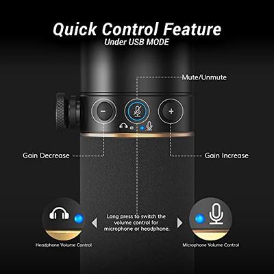 Shure MV7-K USB Microphone and SE215 Earphones Content Creator Bundle Clear