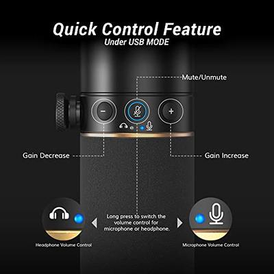 FIFINE K688 Dynamic Microphone, XLR/USB Podcast Recording PC Microphone for  Vocal Streaming Voice-Over Gaming with Mute Button, Headphone Jack,  Monitoring Volume Control, Windscreen-Amplitank