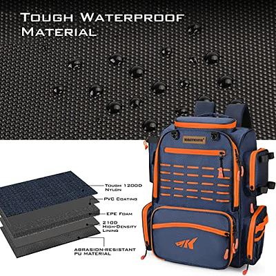 KastKing Bait Boss Fishing Tackle Backpack with Rod Holders-4 Tackle  Boxes-Rain Cover,43L Large Storage for Fishing Gear,Orange - Yahoo Shopping