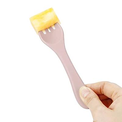 PandaEar Silicone Baby Spoon and Fork Set, 6 Pack First Stage Baby Self Feeding  Spoons 6+ Months, Toddler Baby Utensils 6-12 Months