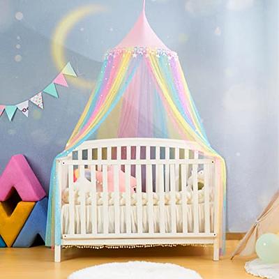 Children's Blue Star Dreamy Fantasy Star Hanging Lace Dome