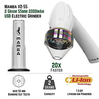 Easy Grinder Electric Herb Grinder Rechargeable Li-Ion Battery BLACK