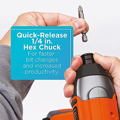 BLACK+DECKER 20V MAX Lithium-Ion Cordless 3/8 in. Drill/Driver with Battery  1.5Ah and Charger LDX120C - The Home Depot