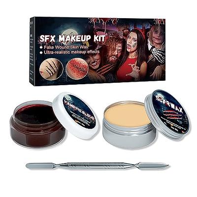 Bowitzki Halloween SFX Scar Wax (2.12oz ) Fake Wound Scar Modeling Wax for  Stage Fancy Dress Up Cosplay Theatrical Special Effects Makeup (#3)