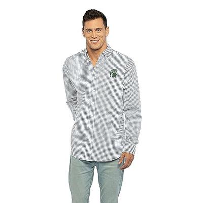 Vantage Apparel Men's Collegiate Easy-Care Long Sleeve Gingham