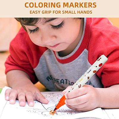  Lebze Toddler Crayons, 24 Colors Non Toxic Crayons for