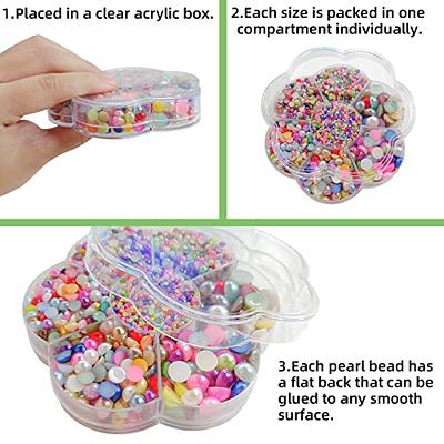 5mm Flat Back Acrylic Round Cabochons Plastic Jewelry Making Gems Crafts  200 Pcs