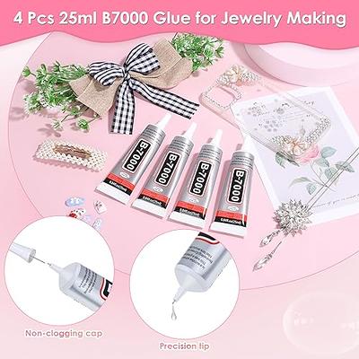 B-7000 Jewelry Glue Clear, 4 PCS 25ML Rhinestone Adhesive B7000 Glue  Crafting Clear Glue with Precision Tip for Paper Crafts Card Making Jewelry  Stone Metal Nail Art All Purpose - Yahoo Shopping