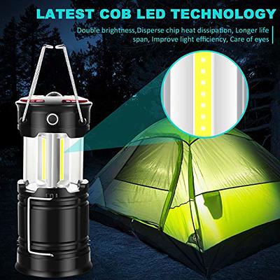 LED Camping Lantern Emergency Light Solar AC Rechargeable, 4-Pack, Civikyle  Portable Flashlight Outdoor Lamp Camping Accessories Gear Supplies  Hurricane Storm Home Power Outage Kit - Yahoo Shopping