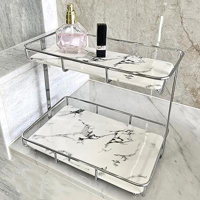 Kitchen under Sink Standing Rack Makeup Organizer for Lotion Perfume  Jewelry 3 Tier Clear 