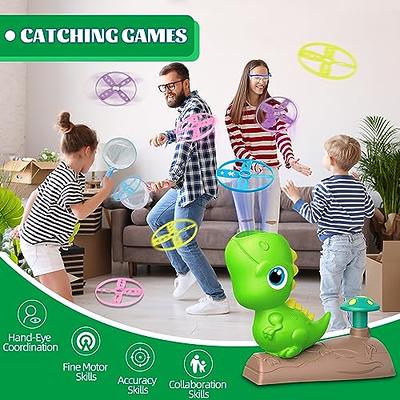 Compre Stretchy Toy Finger Ejection Dinosaur Fun Tricky Flying Finger Birds  Launch Dinosaur Kids Toys