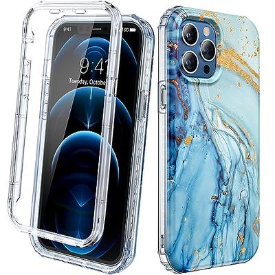 Miracase Designed for iPhone 12 Pro Max Case, Full Body Rugged Case with  Built-in Touch Sensitive Anti-Scratch Screen Protector, Soft TPU Case