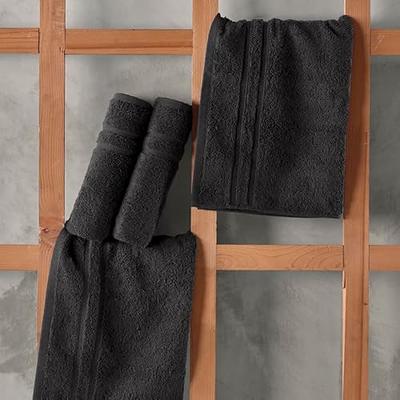 Hammam Linen Grey 6 Pack Bath Linen Sets for Bathroom Original Turkish  Cotton Soft, Absorbent and Premium 2 Bath , 2 Hand , 2 Washcloths 