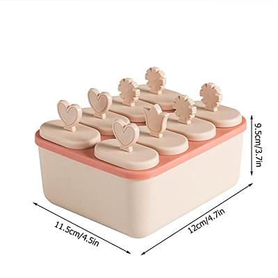  Cute Silicone Popsicle Molds, Ice Pop Molds Reusable Cake Pop  Mold Set with Lid Popsicles Sticks, Easy Release BPA Free Cartoon Ice Cream  Mold for Kids (Watermelon red): Home & Kitchen