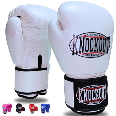 REX Leather Boxing Gloves Training Sparring Bag Professional MMA  Adults/Kids