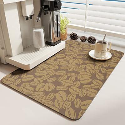 Super Absorbent Coffee Dish Large Kitchen Absorbent Draining Mat Dryin -  HomeEZgoods