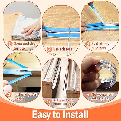 Silicone Edge Protector Strip, 3m Baby Proofing Corner Protectors