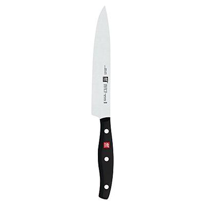 HUNTER.DUAL Knife Set, 15 Piece Kitchen Knife Set with Block Self  Sharpening, Dishwasher Safe, Anti-slip Handle, Black