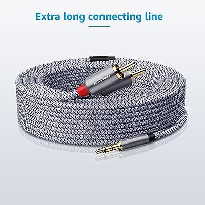 KabelDirekt – RCA/phono Y cable – 10ft long – 1 to 2 RCA/phono