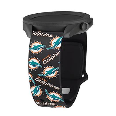 Game Time Miami Dolphins Engraved Silicone Sport Quick Change