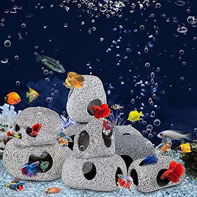 Aquarium Decorations Cave Betta Fish Tank Accessories Rock Cave