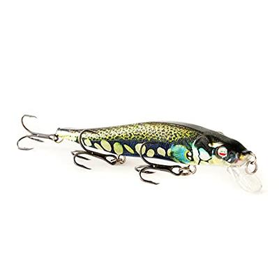 TRUSCEND Electronic Vibrating Jerkbait, LED Robotic Fishing Lure