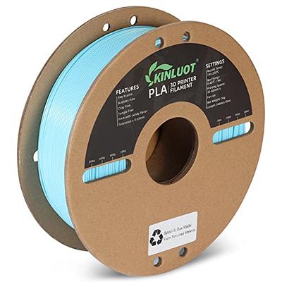 KINLUOT PLA 3D Printer Filament 1.75mm, Cyan PLA Filament 1KG