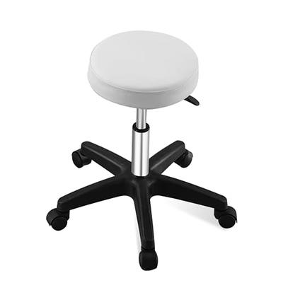 Antlu Rolling Swivel Stool Chair for Office Medical Salon Tattoo Kitchen Massage Work,Adjustable Height Hydraulic Stool with Wheels (Black)