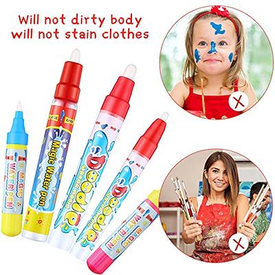 Washable Kids Coloring Markers Set - 12 Pieces Replacement Non-Toxic  Drawing Pens for Erasable Doodle Book, Exercise Book, Paper and Other Art