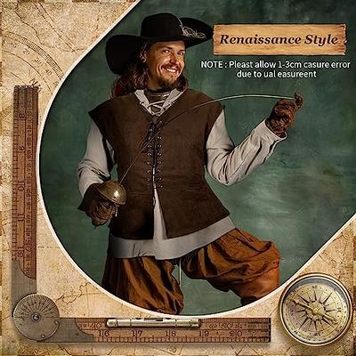 Men Pirate Shirt Vintage Renaissance Style Oversized Women