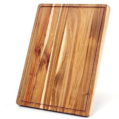 JoyJolt Bamboo Cutting Board Set, Wooden Cutting Boards for Kitchen Non  Slip Wood Cutting Board Set