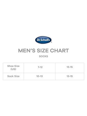 Dr. Scholl's Men's Work Compression Over the Calf Socks