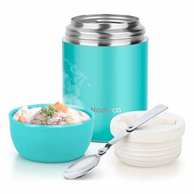 Thermos for Hot Food, Safe New 304 16 Ounce Reusable Stainless Steel Thermos  Food Jar with Silicone Hand Strap Leak Proof Wide Mouth Spoon Vacuum  Insulation Technology, 3.54x3.54x4.52in # - Yahoo Shopping