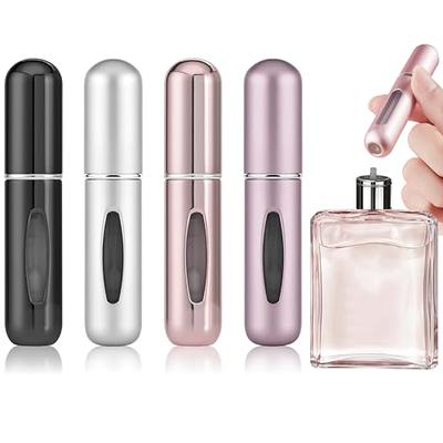 KAYZON Travel Mini Perfume Refillable Atomizer Container, Portable Perfume Scent Pump Case Fragrance Empty Spray Bottle for Traveling and Outgoing (