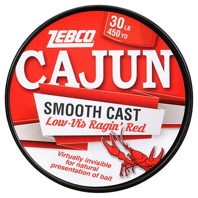 Zebco Cajun Line Smooth Cast Fishing Line, Low Vis Ragin' Red, 30 Pound  Tested - Yahoo Shopping