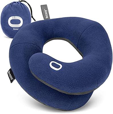 BCOZZY Neck Pillow for Travel Provides Double Support to The Head, Neck,  and Chin in Any Sleeping Position on Flights, Car, and at Home, Comfortable Airplane  Travel Pillow, Large, Navy - Yahoo