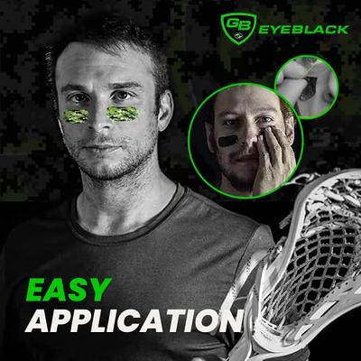 GB Eyeblack - 12 Pairs Peel & Stick Athletic Eyeblack USA Sticker