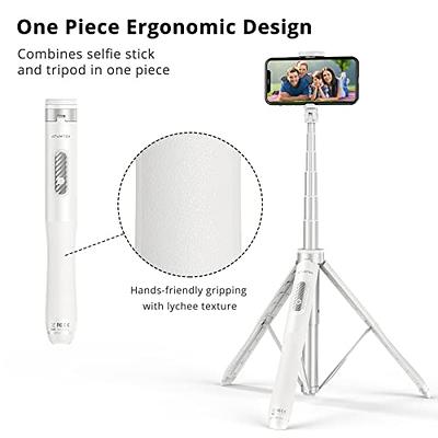 ATUMTEK 51 Selfie Stick Tripod, All in One Extendable Phone Tripod Stand  with Bluetooth Remote 360° Rotation for iPhone and Android Phone Selfies,  Video Recording, Vlogging, Live Streaming, White - Yahoo Shopping