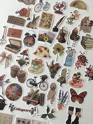 Rub on Stickers, Transfer Sticker, Bullet Journal, Scrapbooking, Junk  Journal Stickers, Retro Sticker, Floral, Collage, Journal Supplies 