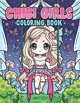 Anime coloring book teens & adults: Awesome Japanese anime coloring pages,  beautiful and fun Characters to Color, enjoy!!! (Paperback)